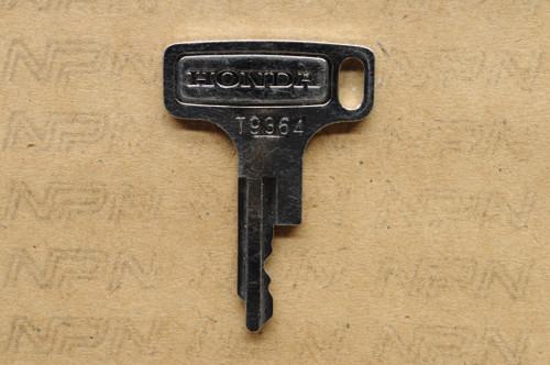 NOS Honda OEM Double Groove Ward Cut Ignition Switch & Lock Key