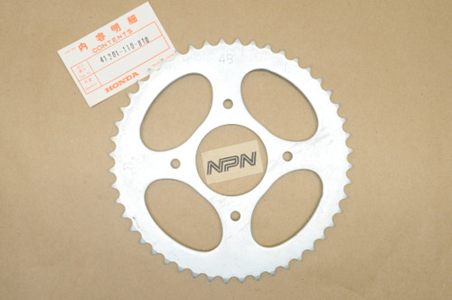 NOS Honda K0-K3 SL100 Rear Chain Drive Sprocket 48T 41201-110-810