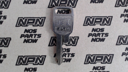 NOS Honda Lock Key & Ignition Switch Ward Cut Single Groove T4546