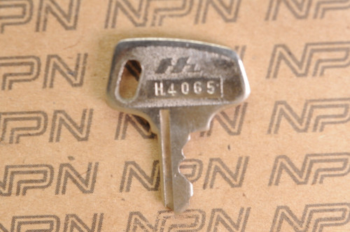 NOS Honda OEM Ignition Switch & Lock Key Single Groove H4065 - NOS ...