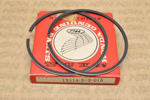 NOS Honda 1975-77 MR175 Elsinore .75 Oversize Piston Ring Set 13014-373 ...