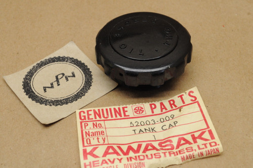 NOS Kawasaki A1 A7 F5 F8 F9 H1 KH500 Oil Tank Cap 52003-009 - NOS