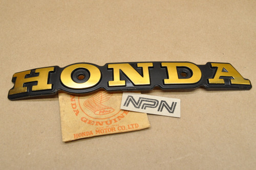 NOS Honda 1979-82 CB750 K 1979 CB750L Left Fuel Tank Badge Emblem