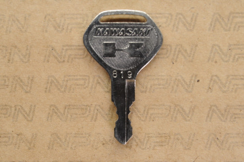 NOS Kawasaki Ignition Switch & Lock Key #819 27008-068-19 - NOS Parts NOW