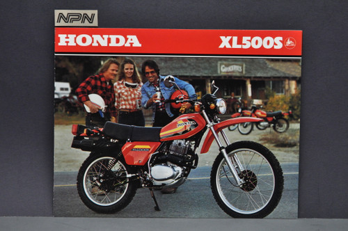 Vintage NOS 1979 Honda XL500 S Motorcycle Brochure - NOS Parts NOW