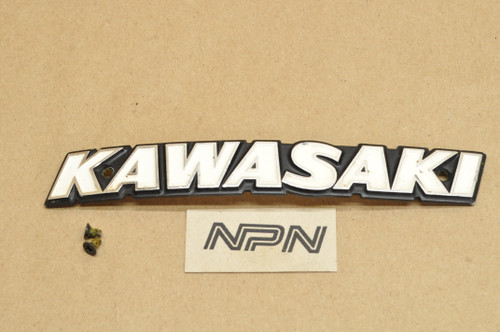 モトヤマカンコウ Vtg Used OEM Kawasaki KZ1000 KZ900 KZ400 Z1 Gas Tank Badge Emblem