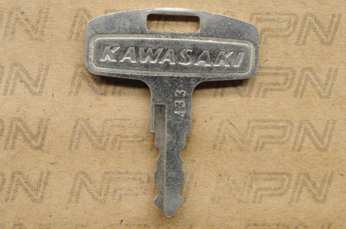 NOS Kawasaki Ignition Switch & Lock Key #433 27008-063-33 - NOS