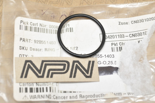 NOS Kawasaki ZX600 ZX636 ZX750 ZX900 Ninja Cylinder Head O-Ring 