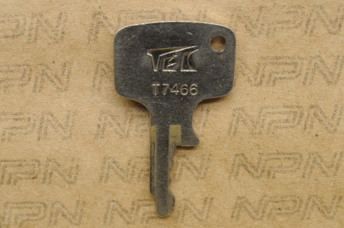 NOS Honda Lock Key And Ignition Switch Ward Cut Double Groove T7466 ...