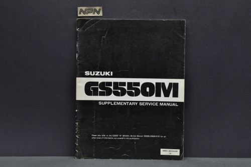 1982 SUZUKI GS 650 SERVICE MANUAL PDF visual data 5