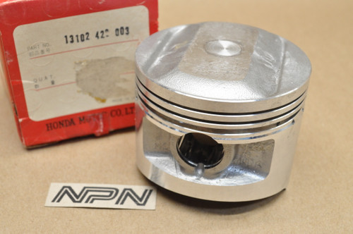 NOS Honda 1978 XL250 S Piston .25 Oversize 13102-428-003 - NOS