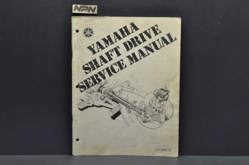 Vintage 1976 Yamaha XS750 Shaft Drive Motorcycle Service Manual