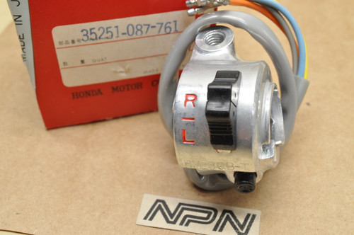 NOS Honda C70 M Right Handlebar Horn & Turn Signal Blinker Switch