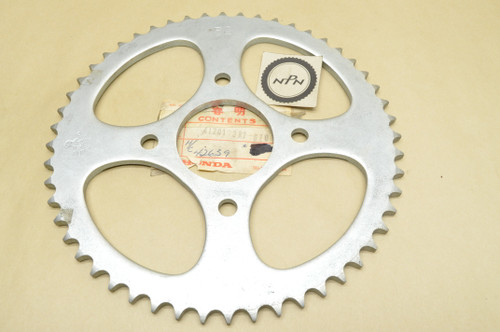 NOS Honda 1977 CT125 XL125 K0-1978 Rear Drive Chain Sprocket 52T