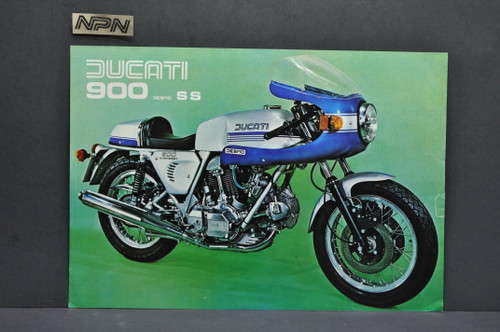 Vintage 1976 Ducati 900 SS Desmo Super Sport Motorcycle Dealer