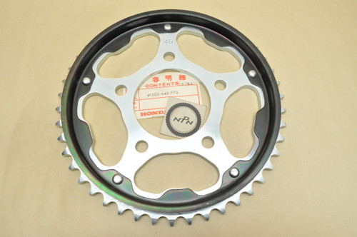 極上人物根付　14g 東Y7-0722⭐︎2F NOS Honda 1980-82 CB750 F Rear Final Chain Drive Sprocket