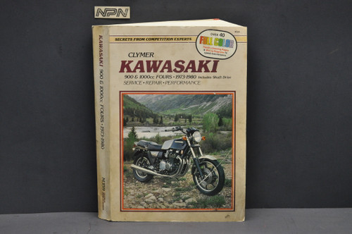 Vintage 1973-80 Kawasaki Z1 R KZ900 KZ1000 Motorcycle Clymer
