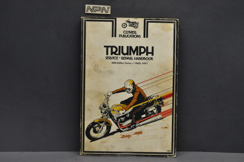 CLASSIC TRIUMPH マスターブック & TWIN & TRIPLES Vintage 1963-71 Triumph 500-650cc Twins Clymer Motorcycle Service