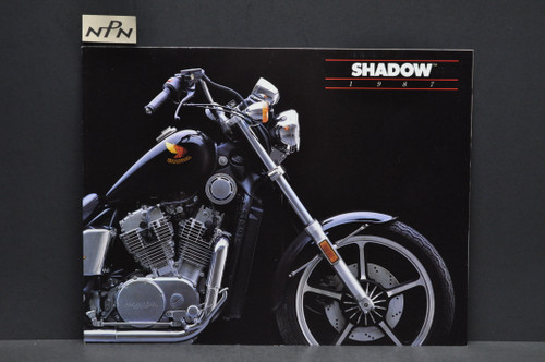 Vintage NOS 1987 Honda VT700 C Shadow Motorcycle Dealer Sales Spec