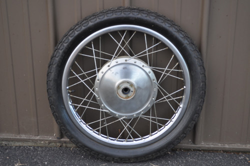 Vtg Used OEM Honda CL77 Later Front Wheel Rim High Shoulder DID 19 ...
