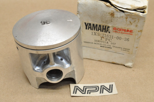 NOS Yamaha 1977 TZ750 Standard Size Piston 1X2-11631-00-36 - NOS