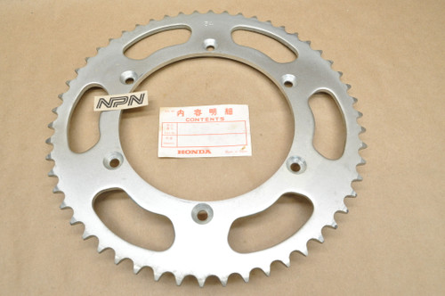 サイドスタック　4/4 NOS Honda 1982-83 CR250 R CR480 R Steel Rear Drive Sprocket