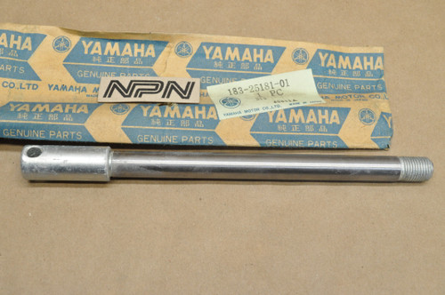 NOS Yamaha AS2 HT1 LS2 LT2 YAS1 YL1 Front or Rear Wheel Axle 183