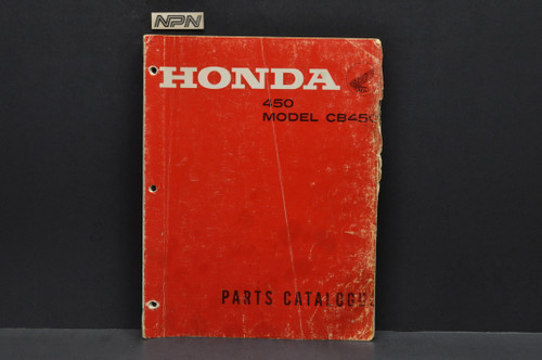 Vtg 1965-1968 Honda CB450 K0 Super Sport 450 Parts Catalog Book