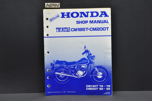 Vtg 1974-75 Honda CR125 M Elsinore M0-M1 Parts Catalog Book
