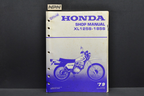 Vtg 1974-75 Honda CR125 M Elsinore M0-M1 Parts Catalog Book
