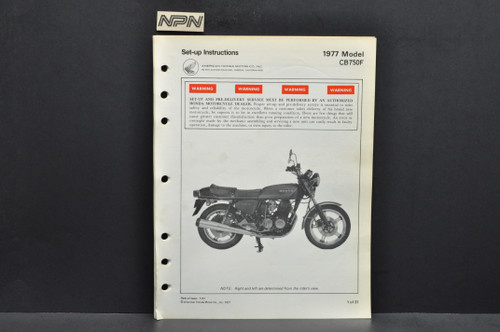 Vtg 1974-75 Honda CR125 M Elsinore M0-M1 Parts Catalog Book