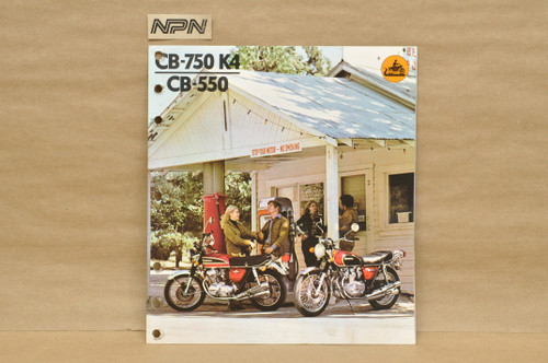 Vintage 1974 Honda CB750 K4 CB550 Dealer Sales Spec Brochure Mini