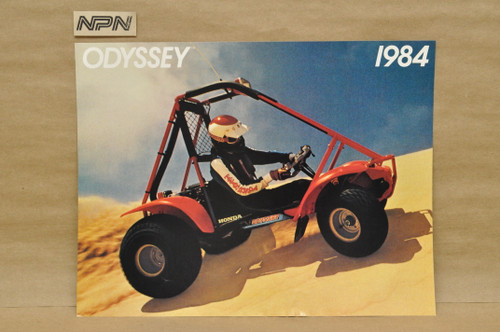Vintage NOS 1984 Honda FL250 Odyssey ATC Dealer Sales Spec
