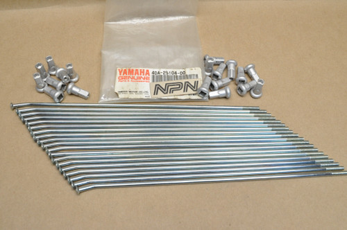 NOS Yamaha WR250 WR400 YZ125 YZ250 YZ400 Partial Spoke & Nipple
