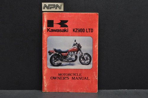 Vintage 1976 Kawasaki KZ900 LTD Motorcycle Owners Manual First