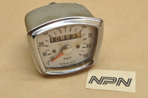 Vtg Used OEM Honda CA160 CA95 CB92 Speedometer Gauge 37200-215-008