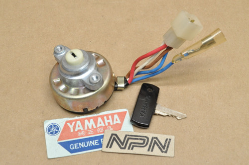NOS Yamaha YCS1 YR1 YR2 Main Ignition Switch & Key 168-82510-10
