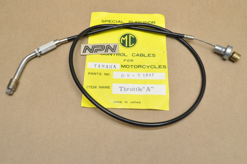NOS Yamaha YDS3 YM1 MC Throttle Cable A (31