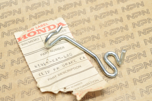 NOS Honda 1983-84 XR100 XR80 Front Brake Cable Guide Clip 45469-KA9-680 ...