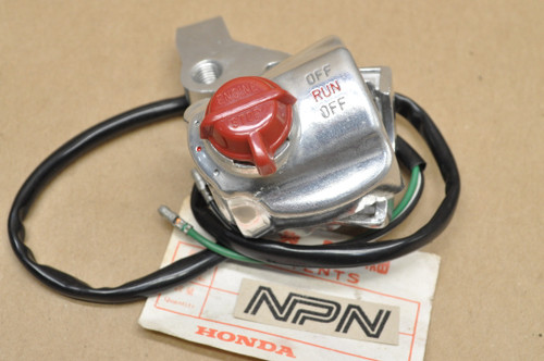 NOS Honda 1980 XL80 S Engine Off Run Stop Kill Switch 35130-195