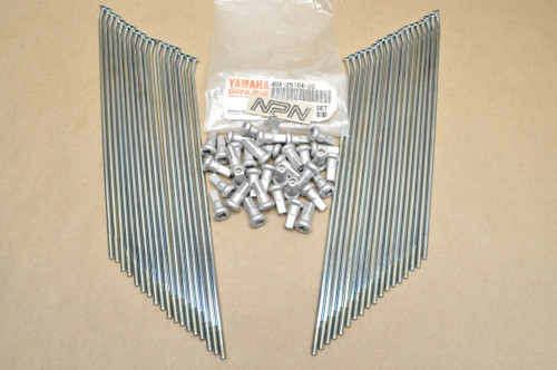 NOS Yamaha WR250 WR400 YZ125 YZ250 YZ400 Spoke & Nipple Set 4DA