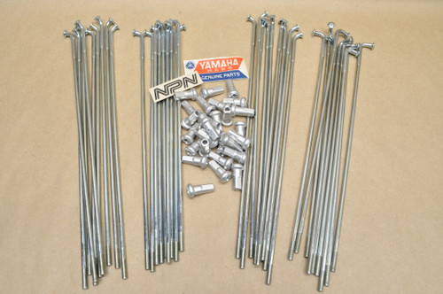 NOS Yamaha 1983-84 YZ125 1983 YZ250 YZ490 Spoke & Nipple Set 23X