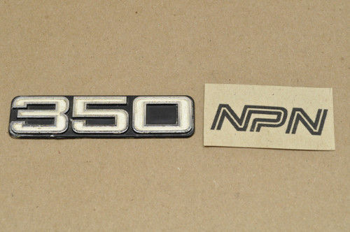 旧ロゴ『トヨタ』ドラム缶 Vintage OEM Yamaha 1973-75 RD350 Oil Tank Emblem Badge 360-21786