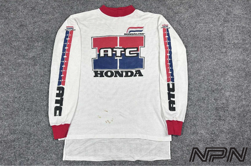 VTG Hondaline Honda ATC Motocross Jersey Shirt Mens Large Red