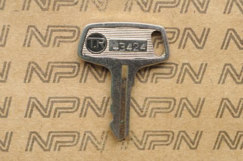 NOS Suzuki Motorcycle Double Groove Ignition Lock Key #43424 - NOS ...
