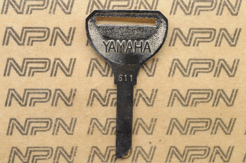 NOS Yamaha Ignition Switch & Lock Key Blank 90890-55917 # 611 - NOS ...
