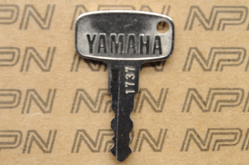 NOS Yamaha Ignition Switch & Lock Key # 1737 - NOS Parts NOW