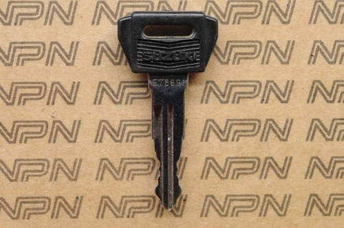NOS Suzuki Motorcycle Ignition Lock Key # E78691 - NOS Parts NOW