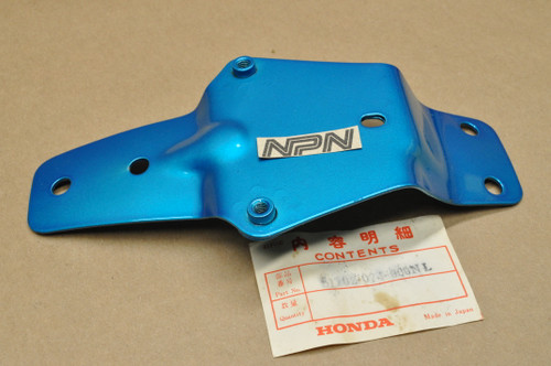 NOS Honda SL100 K3 Front Fender Bracket Candy Riviera Blue 61102-074 ...