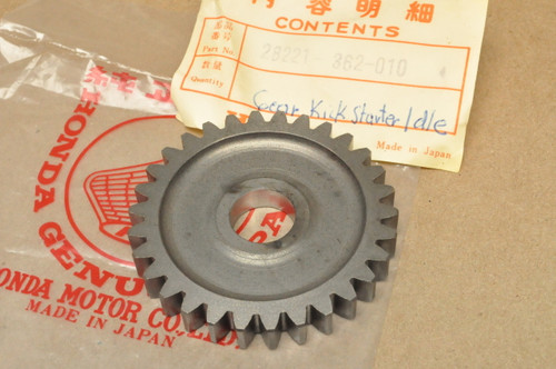 NOS Honda XL175 Kick Start Starter Idle Gear 28221-362-010